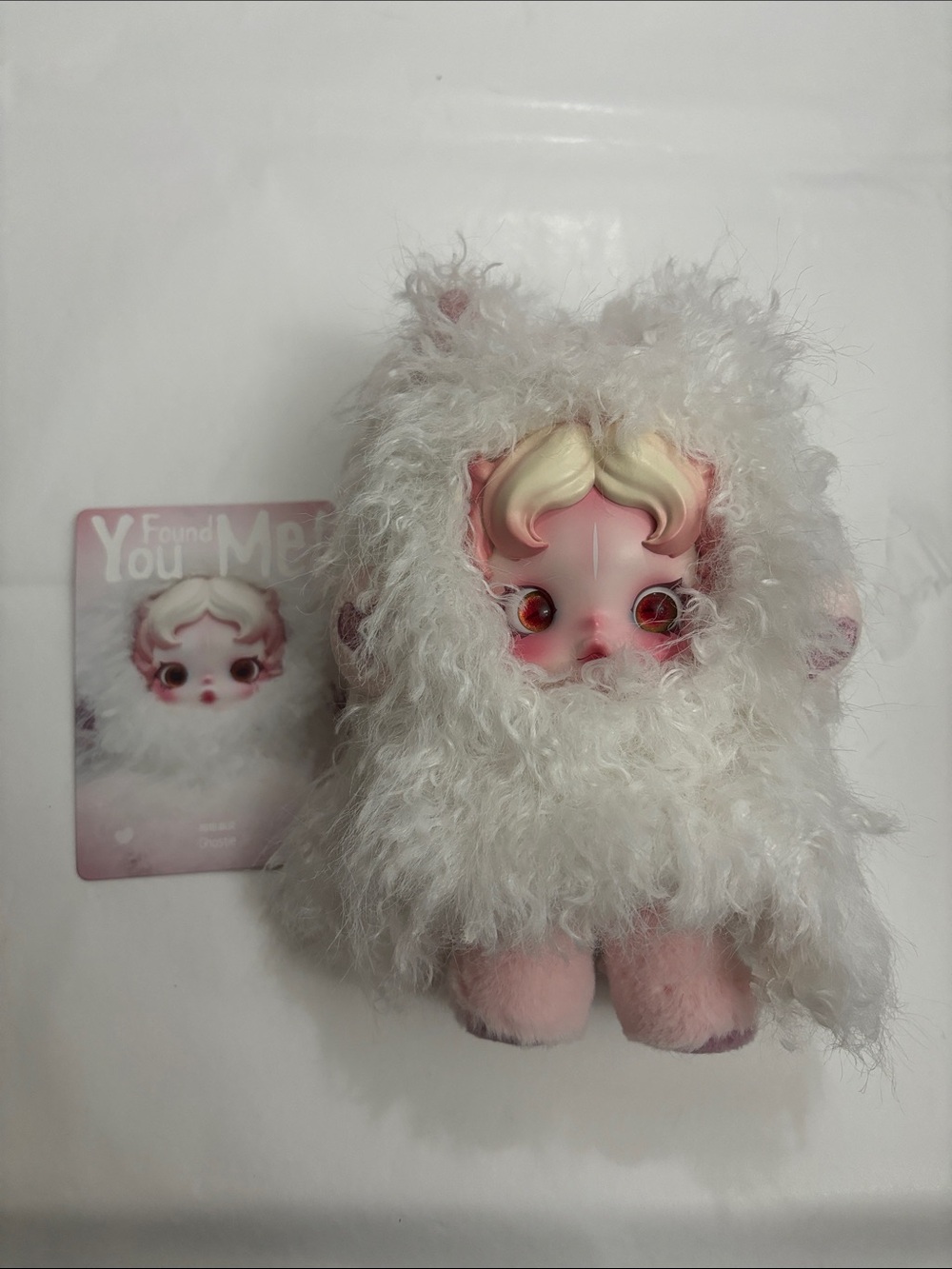 Skullpanda You Found Me! Plush Pendant - Ghostie